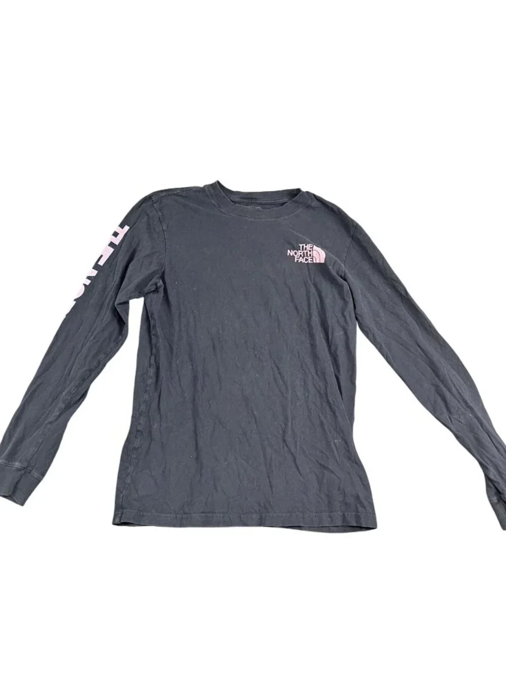 The North Face Mens Blue Long Sleeve Graphic Tee Size S